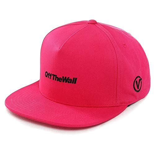 Vans Off The Wall Distorted Snapback Gorra Sombrero Rosa