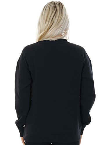 Vans Tropic Otw Crew Sudadera, Negro (Black Blk), X-Large para Mujer