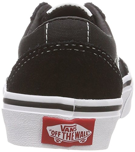 Vans Ward Suede/Canvas Zapatillas, Unisex Niños, Black/White Iju, 35 EU