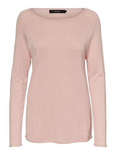 Vero Moda Vmnellie Glory LS Long Blouse Noos Suéter pulóver, Sepia Rose, XL para Mujer