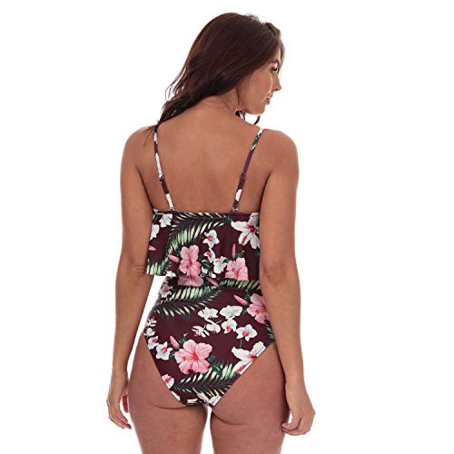 Vero Moda VMPARADISE Swimsuit Traje de baño de una Sola Pieza, Fig, Large para Mujer