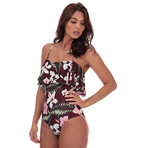 Vero Moda VMPARADISE Swimsuit Traje de baño de una Sola Pieza, Fig, Large para Mujer