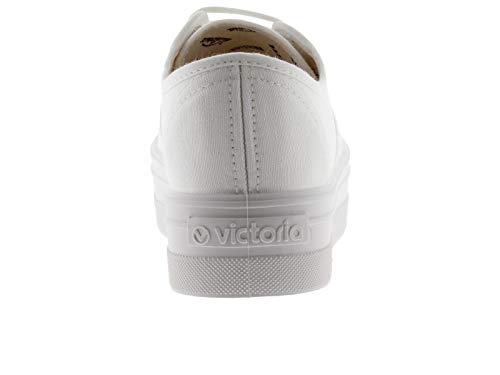 victoria Plataforma VICTORIA Barcelona Lona 109200-WOMEN para Mujer Blanco 36