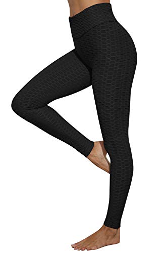 Voqeen Pantalones De Yoga De Cintura Alta para Mujer, Leggings Sexis Anticelulíticos para Levantamiento De Glúteos, Mallas Sexis para Control De Abdomen