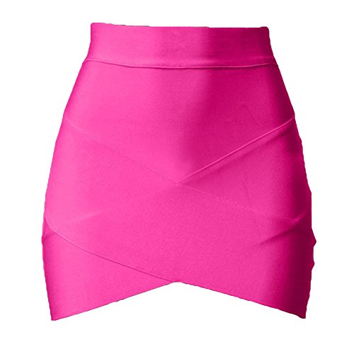 WEIMEITE Vendaje Sexy Rayón Buenas Mujeres Elásticas Mini Falda Meneo Lápiz Delgado Clubwear Ropa Formal Informal Adecuada