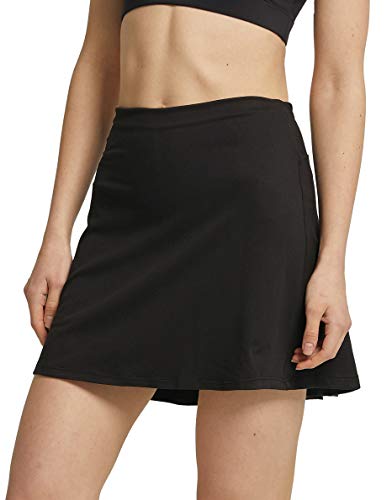 Westkun Falda de Golf Tenis y Deportiva Informal para Mujer Skort con Bolsillos y Pantalones Cortos Moda y Comodo(Negro,XS)