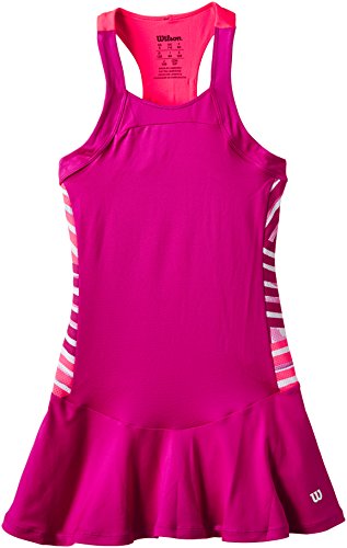 Wilson Tennisbekleidung G SP Watercolor Dress Vestido, Mujer, Rosa, LG