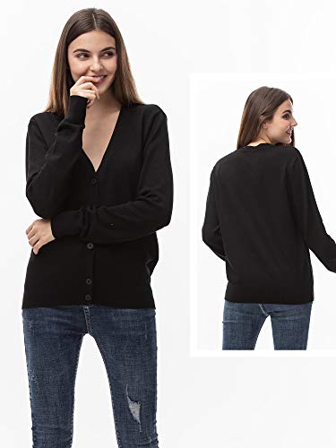 Woolen Bloom Chaqueta de Punto Mujer Cardigan Negro Mujer Ropa de Mujer Chaquetas Chal Mujer Fiesta Cárdigan Playa Mujer