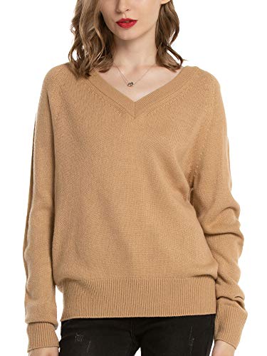 Woolen Bloom Jersey Punto Mujer Básico V Cuello Camisas Manga Larga Chaqueta de Punto Sueter Mujer Jerseys Primavera Verano Otoño Suéter