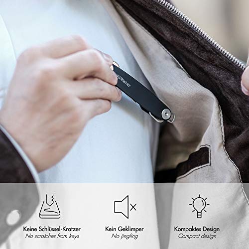 WUNDERKEY® Clásico – El Organizador de Llaves Original Made in Germany [Organizador-Clave | Caso-Clave | Estuche de Llaves | Smart Key Gadget | el Original y Conocido de GQ & Lufthansa]