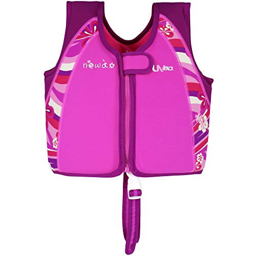 WYTbaby Niños Chaleco de Natación de Neopreno Chicos Chicas Chaqueta de Natación Flotador Traje de Baño, 4-6 Años