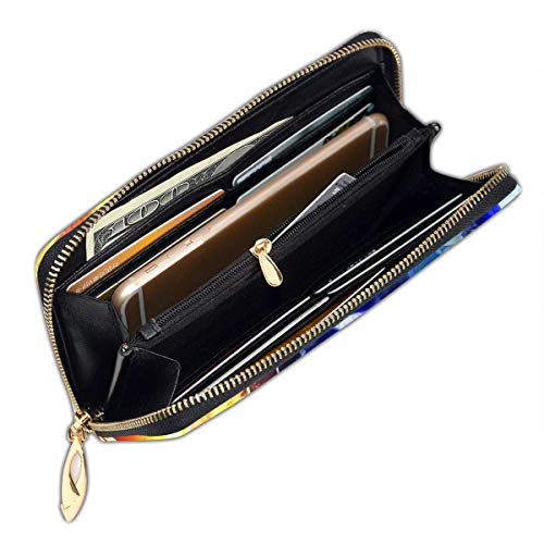 XCNGG Sword Art Online Anime Wallet Wallet Los Estuches de Cuero para Tarjetas de crédito para Hombres y Mujeres Son exclusivos Personalizados, Personalizados para Bricolaje, Carteras de Moda, Unisex