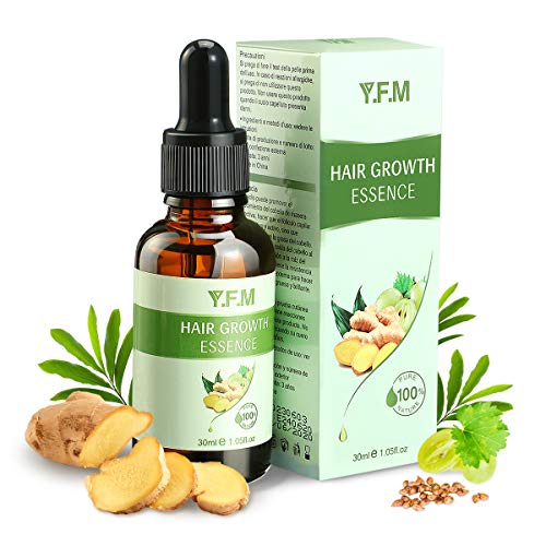 Y.F.M Crecimiento de Cabello, Tratamiento para el Cabello, Aceite para el Crecimiento de Pelo, Hair Serum, Estimula el Crecimiento de Pelo para Hombres y Mujeres