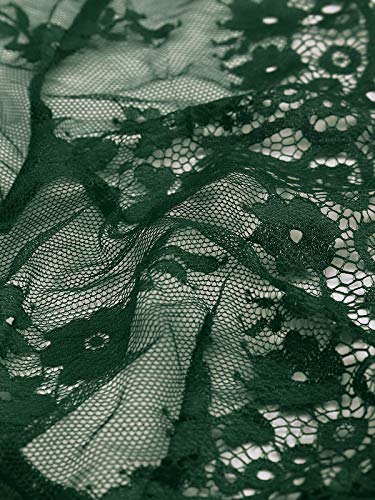 Yoins Conjunto de lencería de encaje para mujer Verde-nuevo L