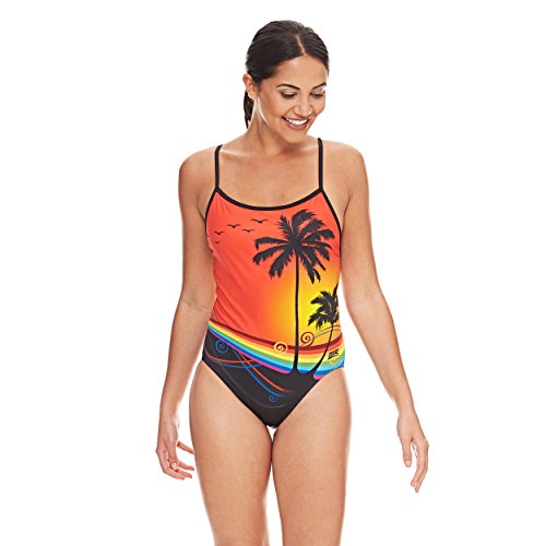 Zoggs Sunset Starback Bañador de una Pieza, Mujer, Multicolor, 34