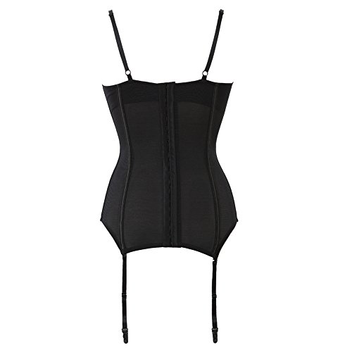 Zooma Corset Sexy con Tanga Bustier Corset Faja Cintura Cincher, Babydoll Lencería Sexy Ropa Interior, Mujer Erótica Vestido Camisones Femenina Tentación