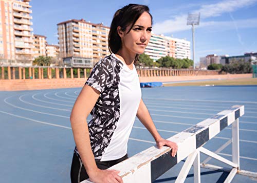 42K RUNNING - Camiseta técnica Lotus Mujer Original White S