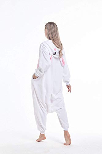 ABYED Pijama Animal Entero Unisex para Adultos Niños con Capucha Ropa de Dormir Traje de Disfraz para Festival de Carnaval Halloween Navidad