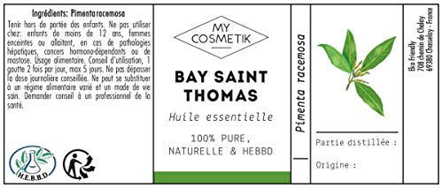 Aceite de Bay Saint Thomas - MyCosmetik - 10 ml