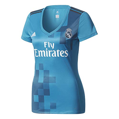 adidas 3 JSY W Camiseta, Mujer, Azul (azuint/gripur/Blanco), 2XL