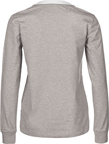 adidas 3 Stripes LS - Camiseta, Mujer, Gris(BRGRIN)