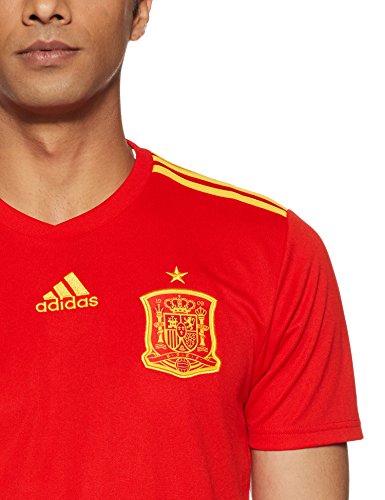 adidas Camiseta de la Selección Española de Fútbol para el Mundial 2018, Oficial, Hombre, 1ª Equipación, Talla M