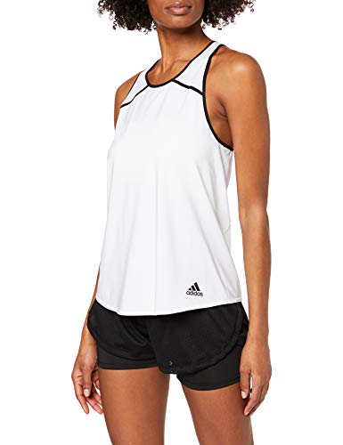 adidas Club Camiseta de Tenis, Mujer, Blanco (White/Black), M