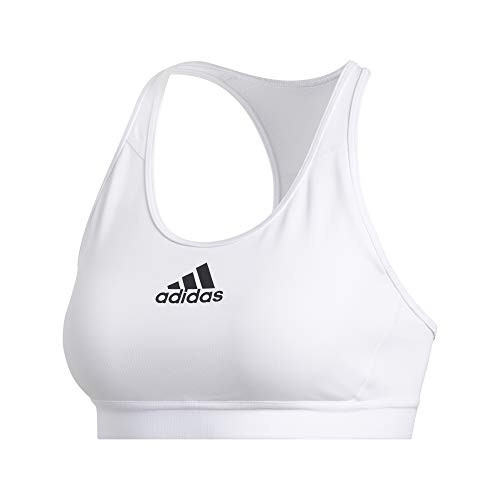 adidas DRST Ask Bra Sujetador de Deporte, Mujer, White, S