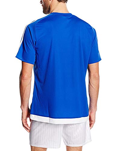 adidas Estro 15 JSY - Camiseta para hombre, color azul marino/blanco, talla M