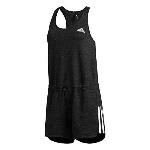 adidas Mono Deportivo para Mujer, Color Negro, Blanco, Talla XS