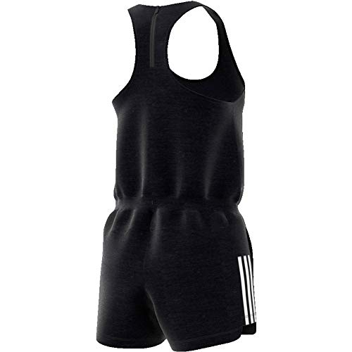 adidas Mono Deportivo para Mujer, Color Negro, Blanco, Talla XS