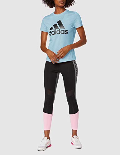 adidas Must Have Badge of Sport Camiseta, Mujer, Gris Ceniza S18, XS