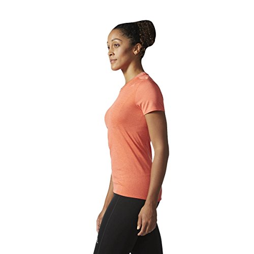 adidas SN SS tee W Camiseta de Manga Corta, Mujer, Naranja (Corsen), S