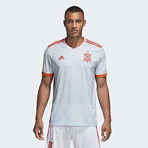 adidas Spain Away Replica Jersey Camiseta, Hombre, Azul (azuhal/rojbri), L