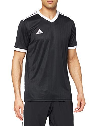 adidas TABELA 18 JSY T-Shirt, Hombre, Black/White, XL