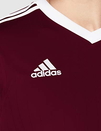 Adidas TABELA 18 JSY T-shirt, Hombre, Maroon/ White, L