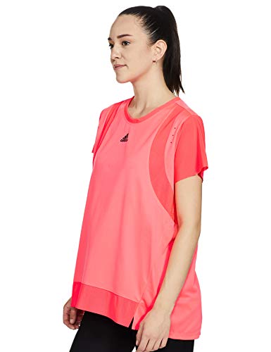 adidas TRNG tee H.RDY Camiseta, Mujer, Rossen, M