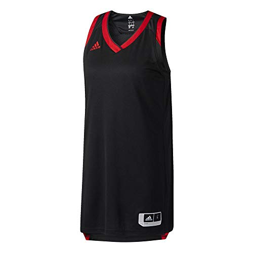 adidas W Crazy Expl Jr Camiseta de Baloncesto, Mujer, Negro (Negro / Rojsld), S