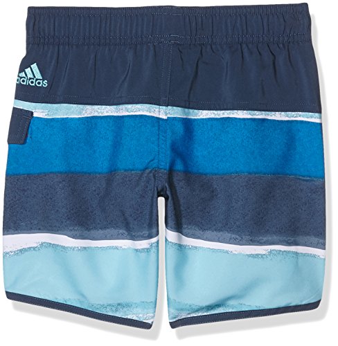 adidas Y Stripes SH Cl - Bañador para niño, Color Azul, Talla 164