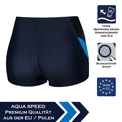 Aqua Speed Dennis Mens Bañadores | Pantalones de baño para Hombres | Protección UV | 02/42 / Azul Marino | Tamaño: XXXL