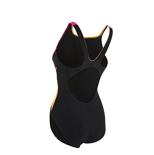 Aqua Sphere Chelsea, Bañador Deportivo para Mujer, Multicolor (Black/Pink), S