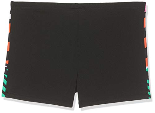 Arena B Jr Short Bañador Corto Niño Cheerfully, Niños, Black-Multi, 6-7