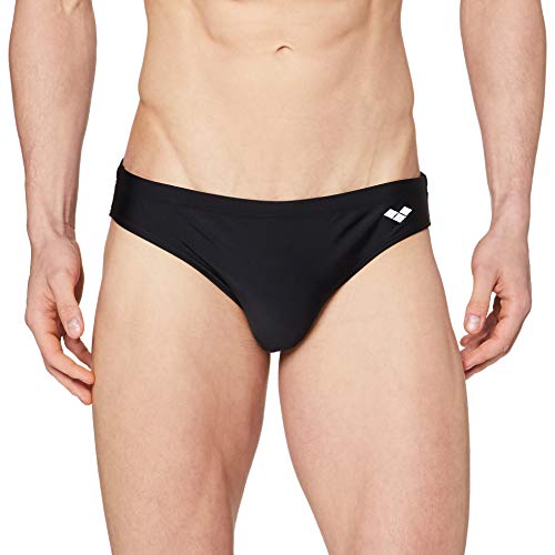 ARENA Bañador Slip Hombre Santamarias, Black, 80