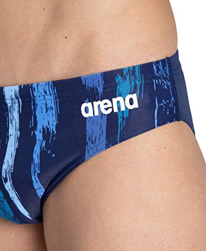 ARENA Bañador Slip Hombre Team Painted Stripes