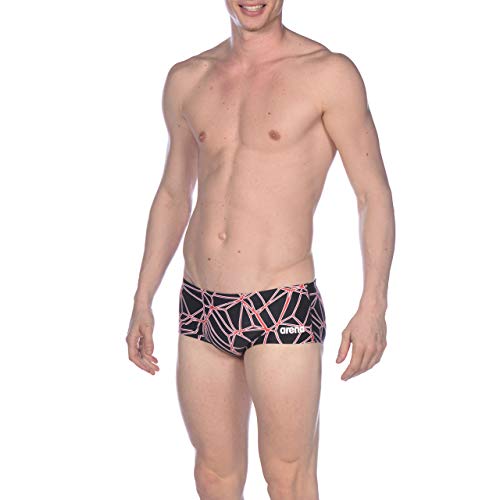 ARENA M Carbonics Pro Low Waist Short Bañador Corto De Tiro Bajo Hombre Carbonics Pro, Hombre, Black-Red, 90