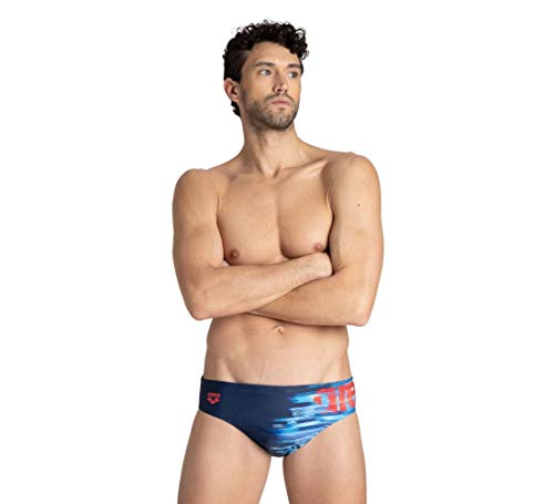 ARENA M Drawing Brief, Hombre, Navy/Multi, 80