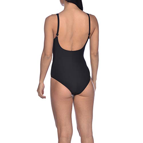 Arena W U Back One Piece Bañador Bodylift Mujer Dana Copa B, Black-Rose Violet, 50