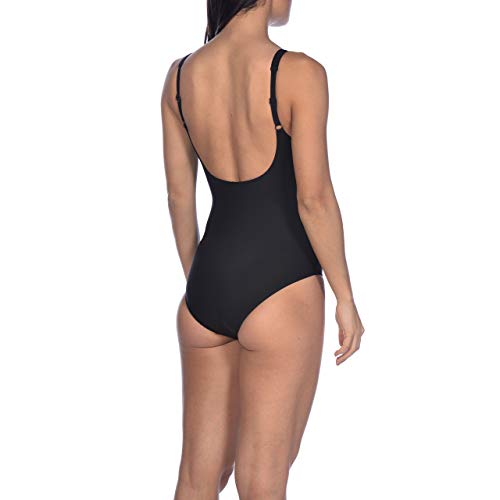 Arena W U Back One Piece Bañador Bodylift Mujer Dana Copa B, Black-White, 42