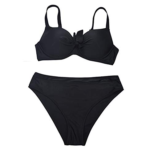 Auifor◕‿◕Moda Sexy Bikini Sujetador Traje de baño Bowknot Traje de baño Ropa de Playa Bikini Fuera del Hombro