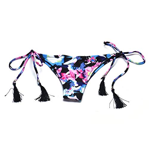 BENGKUI Bikini,Poliéster Bañadores Bañador Bikini Mujer Traje De Baño Push Up Cintura Bajo Bikinis Set Natación Femenino,M